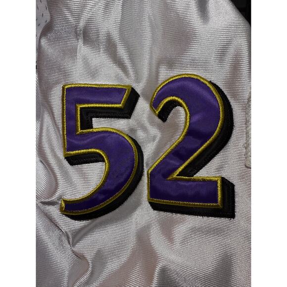 Nike White 7NFL Baltimore Ravens Ray Lewis #52 Home Football Jersey Mens XL - Picture 3 of 9